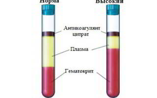 Показатель гематокрита это